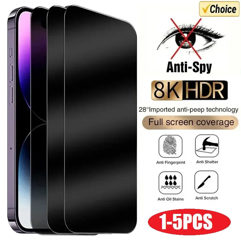 Anti-Spy Glass for iPhone 16 15 14 13